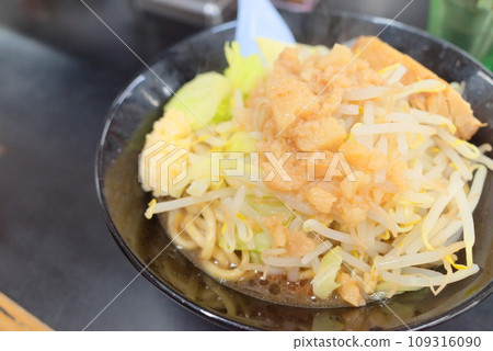 Jiro style ramen with less back fat Jiro style ramen with less back fat 109316090
