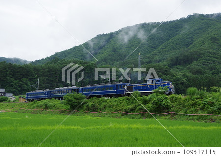 Noiwa Railway Aizu Kogen near Ozeguchi DL Taiki Aizuwakamatsu trial run Noiwa Railway Aizu Kogen near Ozeguchi DL Taiki Aizuwakamatsu trial run 109317115