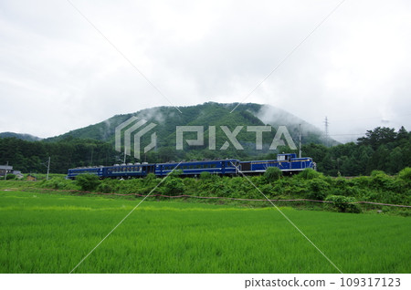 Noiwa Railway Aizu Kogen near Ozeguchi DL Taiki Aizuwakamatsu trial run 109317123