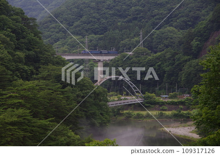 Noiwa Railway near Kawaji Onsen DL Taiki Aizuwakamatsu trial run 109317126