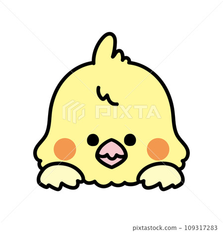 A cute bird that suddenly shows its face A cute bird that suddenly shows its face 109317283