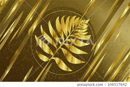 Gold leaf texture background Gold leaf texture background 109317642
