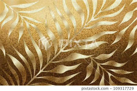 Gold leaf texture background  109317729