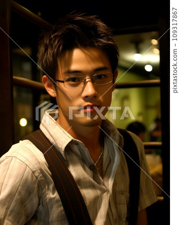 Handsome Japanese generated by AI 109317867