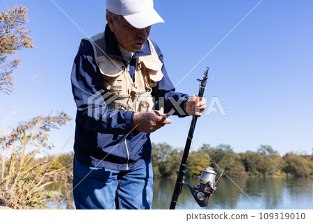 Enjoy fishing as a hobby in nature Enjoy fishing as a hobby in nature 109319010