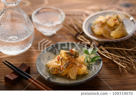 Matsumae pickles and sake Matsumae pickles and sake 109319070