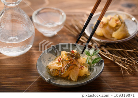Matsumae pickles and sake Matsumae pickles and sake 109319071