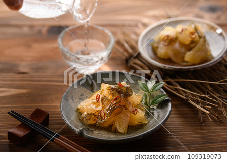 Matsumae pickles and sake Matsumae pickles and sake 109319073
