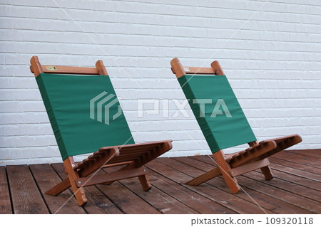 wood deck and chairs wood deck and chairs 109320118
