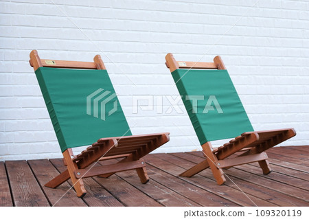 wood deck and chairs wood deck and chairs 109320119