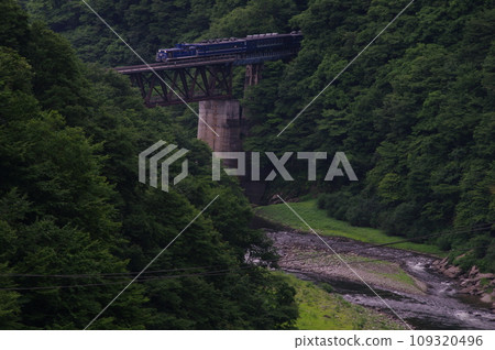 會津鐵道大川三橋概要 DL Taiki 會津若松試運行 109320496