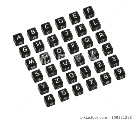 black cubes with alphabets and numbers black cubes with alphabets and numbers 109321258