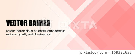 Vector image of a gradient color background with randomly arranged bright pink geometric patterns 109321655