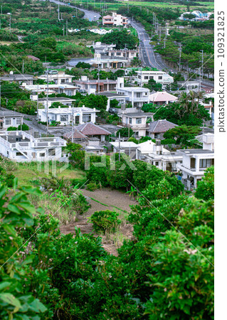 Residential area surrounded by greenery Residential area surrounded by greenery 109321825