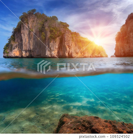 陽光照進熱帶海洋 109324502