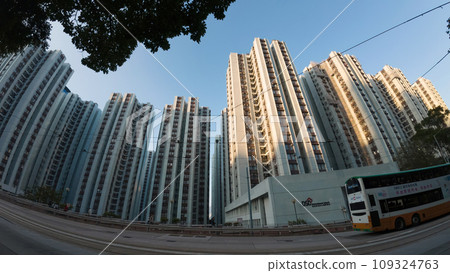 Oct 23 2023 the Tai Koo, Hong Kong residential area Oct 23 2023 the Tai Koo, Hong Kong residential area 109324763