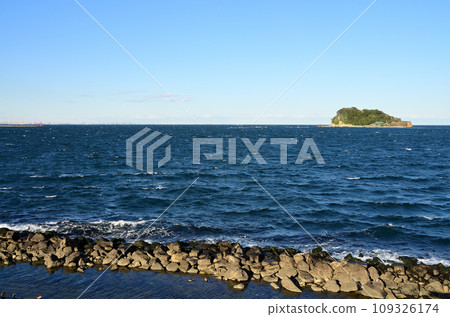 猿島，日本橫須賀市平成町的風景 109326174
