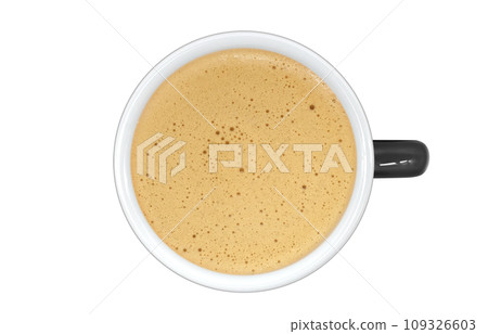 咖啡廳牛奶插圖現實 109326603