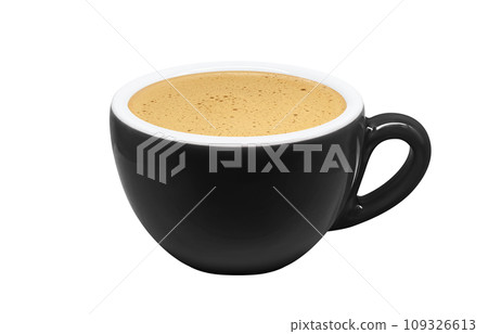 cafe au lait illustration real 109326613