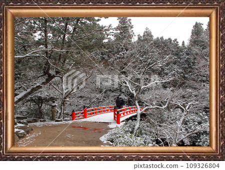 Snow scene of Miyajima Snow scene of Miyajima 109326804