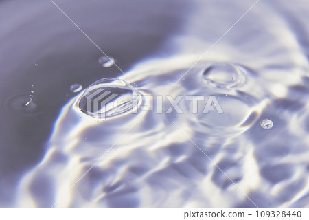 038.One or more drops of water splashing into waves and undefined shapes. Wallpaper 109328440