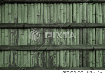 竹籬笆背景_日本現代竹籬笆紋理 109328737