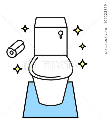 乾淨的廁所簡單圖 109328829