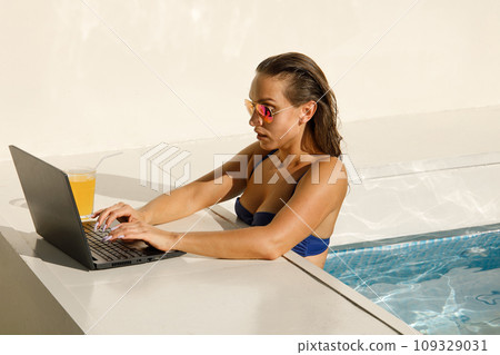 Sunny Days and Laptop Work 109329031