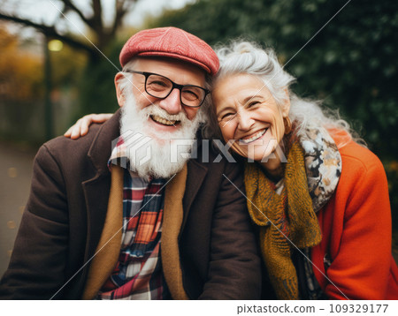 The concept of a happy family life. 109329177