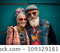 The concept of a cheerful old age. 109329181