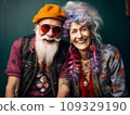 The concept of a cheerful old age. 109329190