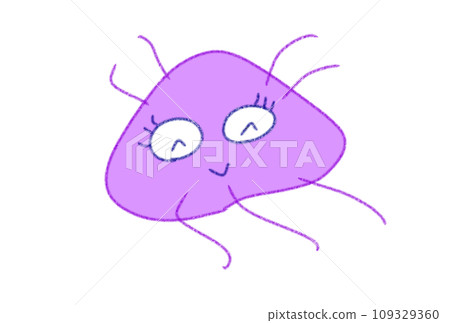 可愛的細菌的插圖 109329360