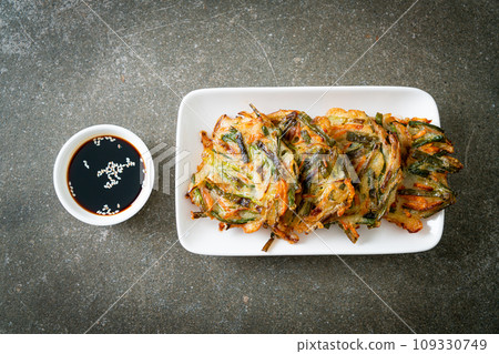 Pajeon or Korean pancake or Korean pizza 109330749
