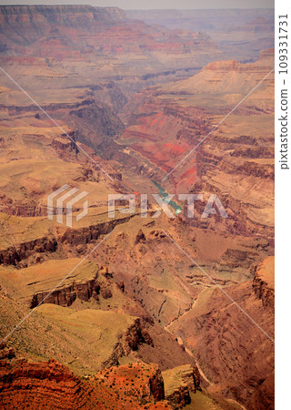 Hazy Sky Day At The Grand Canyon Arizona Hazy Sky Day At The Grand Canyon Arizona 109331731