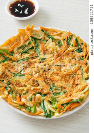 Pajeon or Korean pancake or Korean pizza Pajeon or Korean pancake or Korean pizza 109331751