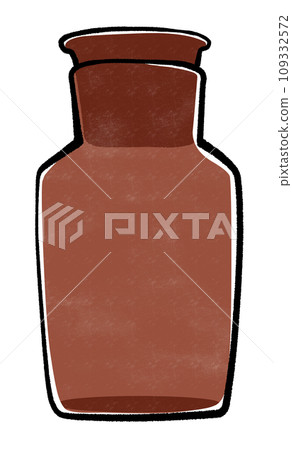 Illustration of medicine bottle 109332572