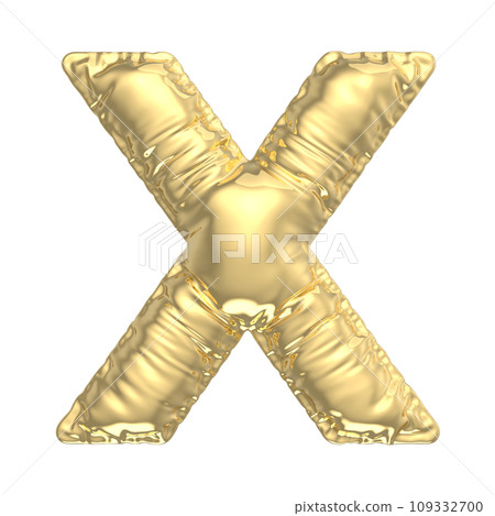golden letter with gold abstract letter 109332700