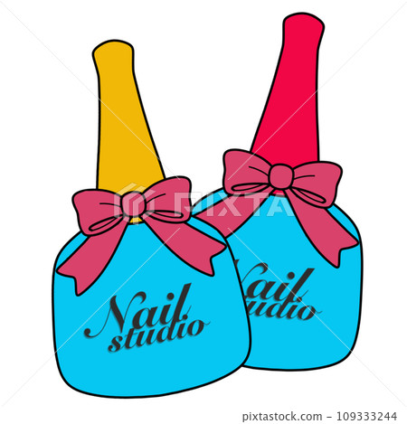 The illustration of a nail polish The illustration of a nail polish 109333244