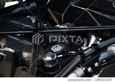V12 engine installed in supercar 109333297