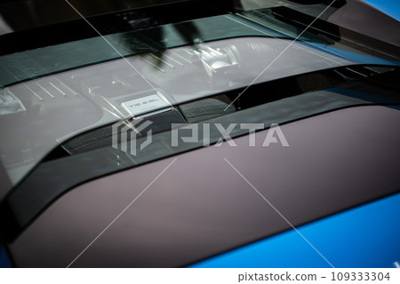 V12 engine installed in supercar 109333304