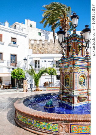 Beautiful streets of Vejer de la Frontera, Spain, Andalusia region, Costa de la Luz, Cadiz district, White Towns, Iberian Peninsula, Old town. Ruta de los Pueblos Blancos Beautiful streets of Vejer de la Frontera, Spain, Andalusia region, Costa de la Luz, Cadiz district, White Towns, Iberian Peninsula, Old town. Ruta de los Pueblos Blancos 109333857