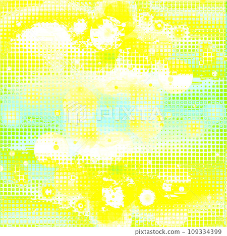 Yellow textured square background with copy space for text or your images 109334399