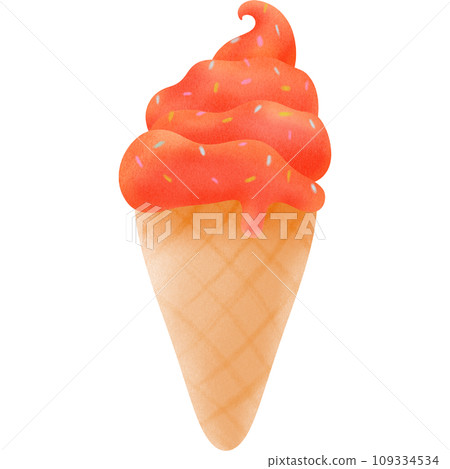 Ice cream cone 109334534
