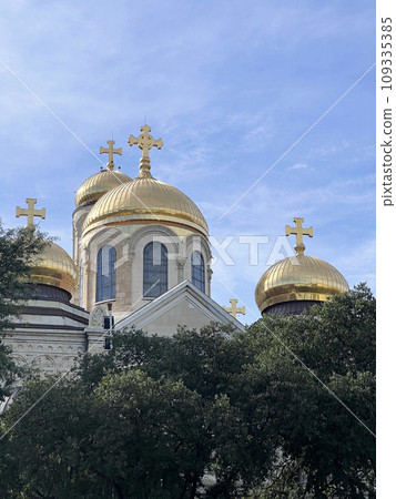 View of The Cathedral of the Assumption in Varna 109335385