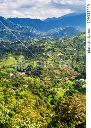 view of green mountains near Batumi from Sameba 109335929