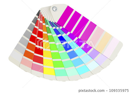 Pantone Color Palette Guide, 3D rendering Pantone Color Palette Guide, 3D rendering 109335975