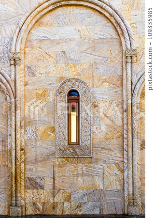 decorated wall of Church of St Barbara in Batumi decorated wall of Church of St Barbara in Batumi 109335985