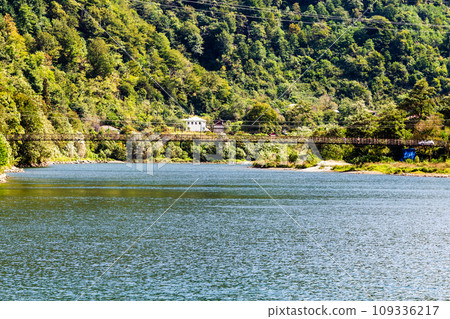 surface of Chorohi river and Mirveti bridge 109336217