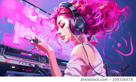 音樂工作室和女人 109336878