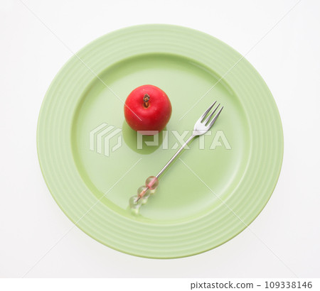 Princess apple white background Princess apple white background 109338146